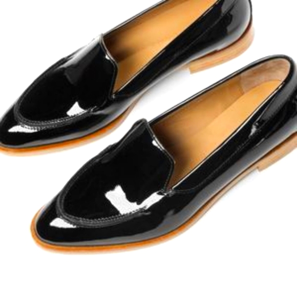 NEW EVERLANE " THE MODERN OXFORD BLACK LOAFERS" WOMEN'S SIZE 10.5 - Picture 4 of 12